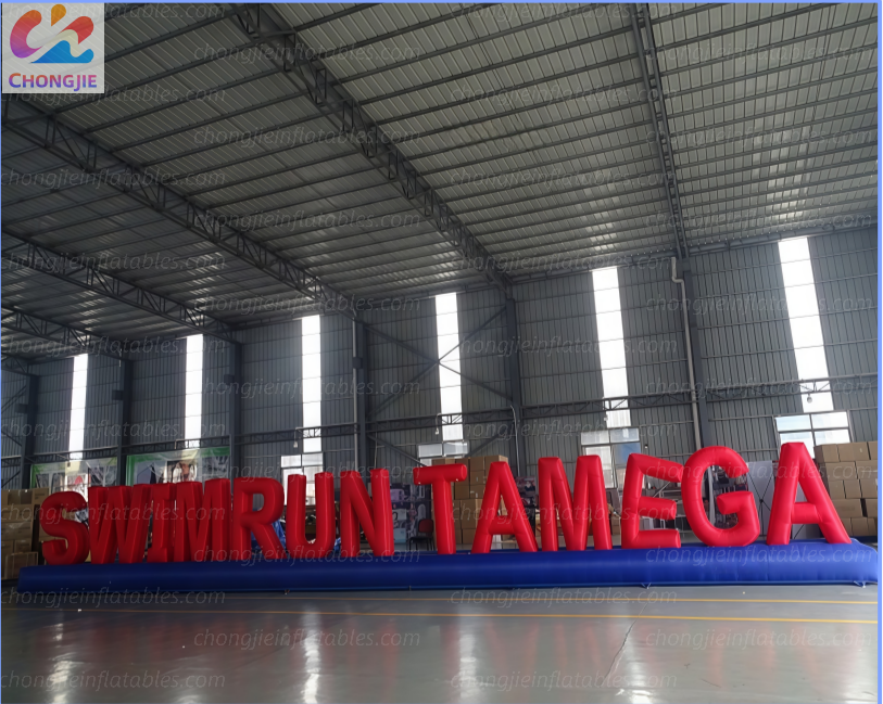 Inflatable letter wall 2