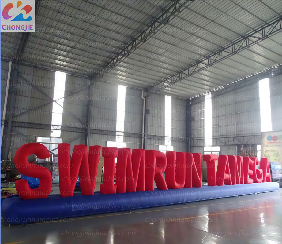 Inflatable letter wall 1