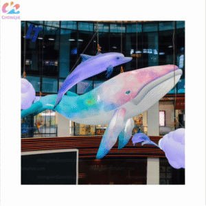 Inflatable whale 1
