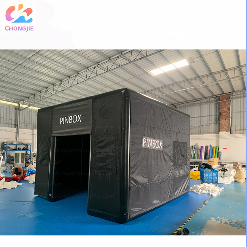 Golf simulation tent 11